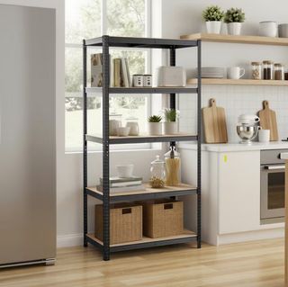 Estanteria Metalica Galvanizada Negra 875 kg NUEVA