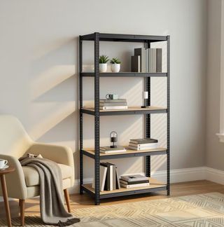 Estanteria Metalica Galvanizada Negra 875 kg NUEVA