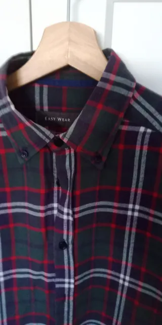 Camisa de cuadros hombre Talla L