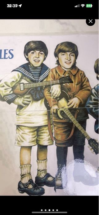 Cartel The Beatles Plastificado