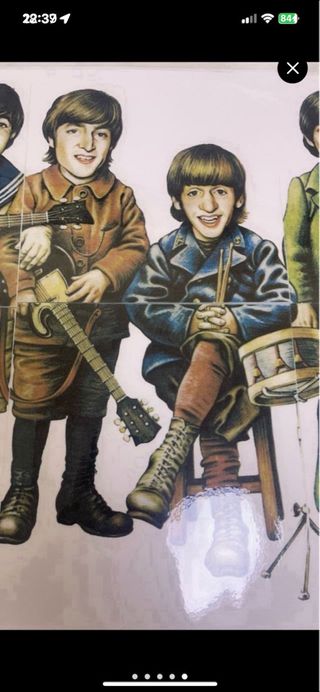 Cartel The Beatles Plastificado