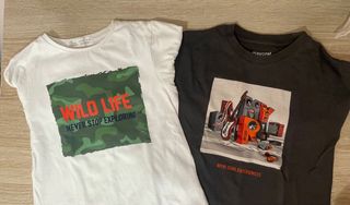 Pack 2 Camisetas Niño Talla 5