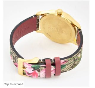 Reloj Gucci GG Monogram Floral Beige