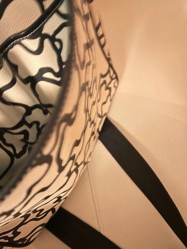 Bandolera Tous Beige y Negra