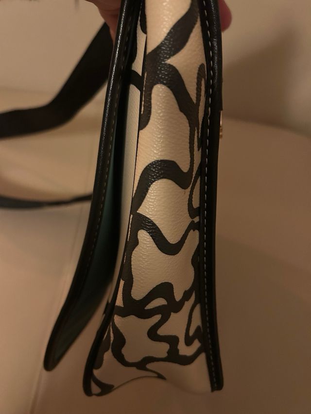 Bandolera Tous Beige y Negra