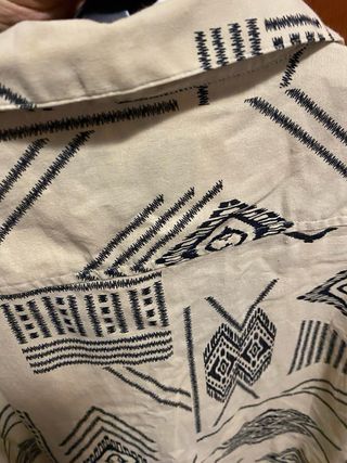 Camicia Primark Beige Fantasia Geometrica XXL