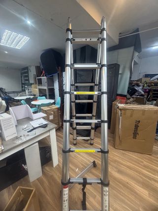 Escalera Telescópica Profesional Aluminio 5M