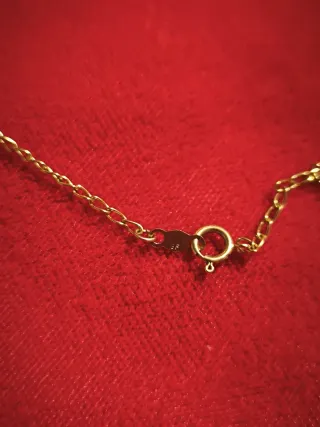 Cadena oro 14/20 585 con perla