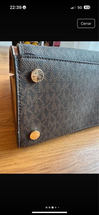 Bolso Michael Kors Marrón y Dorado