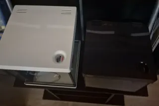 Acuarios Nano 20L y 30L con Mesa Negra