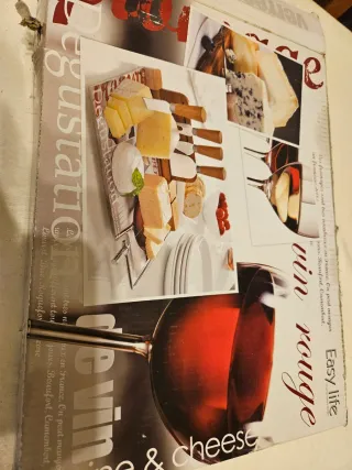 Set formaggio con tagliere in bambù