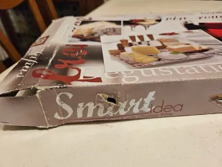 Set formaggio con tagliere in bambù