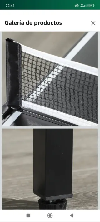 Mesa de ping pong plegable