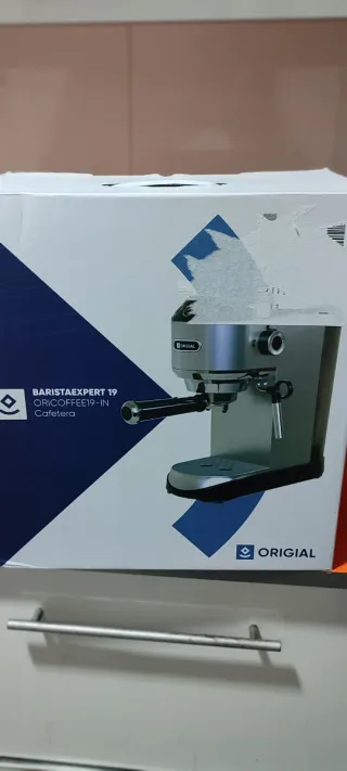 Cafetera Espresso Origial Acero Inox.