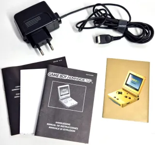 GBA SP Zelda Edición Dorada + Minish Cap