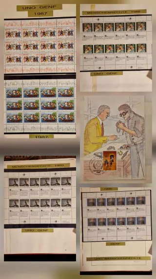 Album francobolli Nazioni Unite