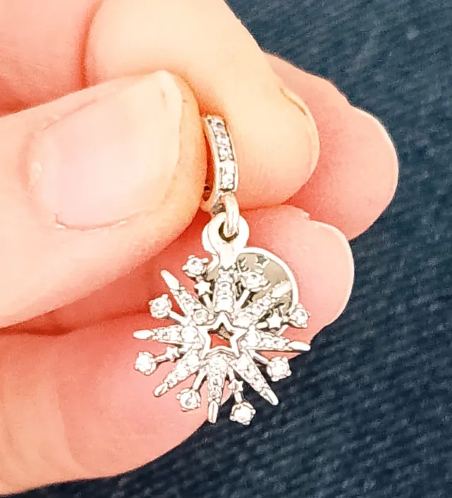 Colgante Pandora Doble Fuegos Artificiales