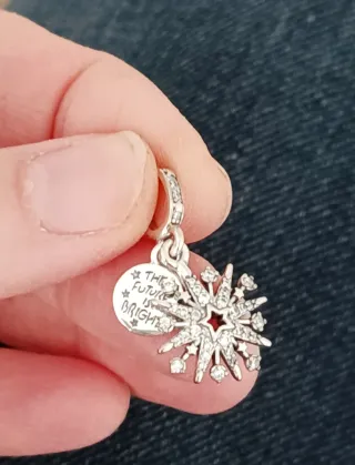 Colgante Pandora Doble Fuegos Artificiales