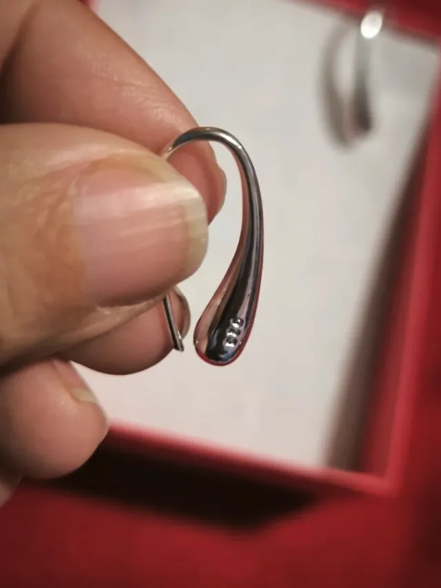 Conjunto Plata Cadena y Pendientes