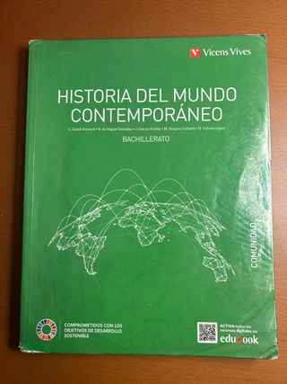 Libro Historia del Mundo Contemporáneo Vicens Vive