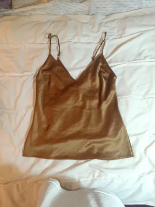 Blusa tirantes satinada Zara