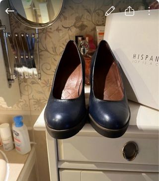 Zapatos Hispanitas Mujer Azul
