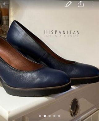 Zapatos Hispanitas Mujer Azul