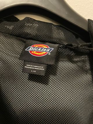Giacca Dickies nera con cappuccio taglia L NUOVA