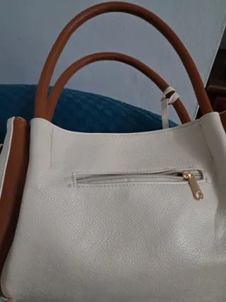 Bolso Beige y Marrón
