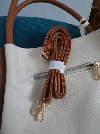 Bolso Beige y Marrón