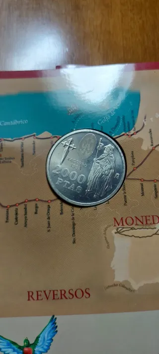 Moneda y Medalla Ruta Quetzal Argentaria 1999