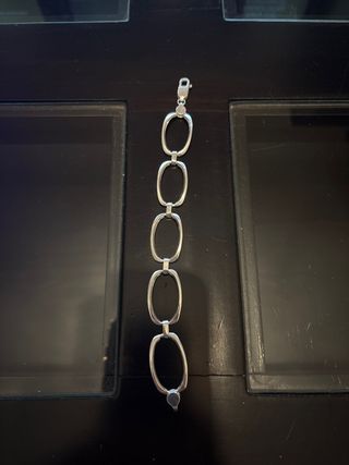 Pulsera de plata eslabones ovalados