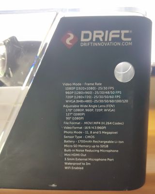 Cámara de Acción Drift HD Ghost