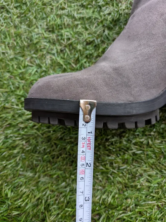 Botines Zara – Talla 40 (gris / negro)