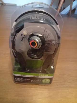 Webcam Omega Ancolie + Cuffie 1,3M