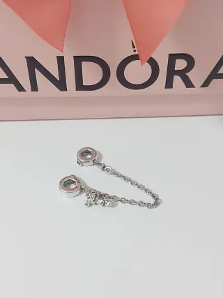 Cadena de seguridad Pandora plata