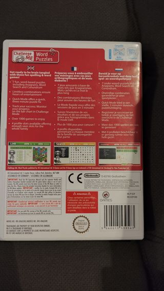 Wii Challenge Me Word Puzzles