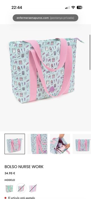 Bolso Tote Bag Enfermera en apuros