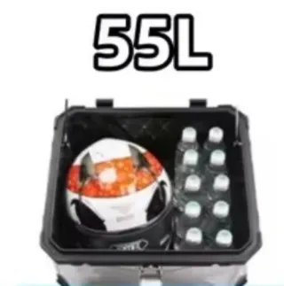 Maleta Baúl Moto Aluminio 55L