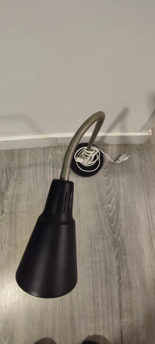 Lámpara de escritorio flexible metal/plástico