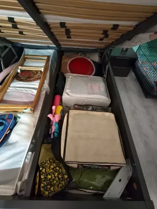 Cama con Arcon y Colchon