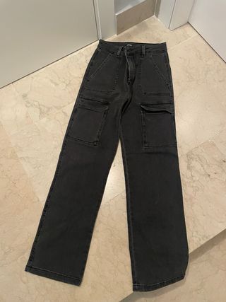 Pantalón cargo negro noon