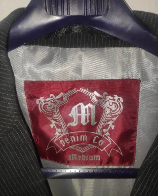 Americana M Denim Co. Negra Talla M