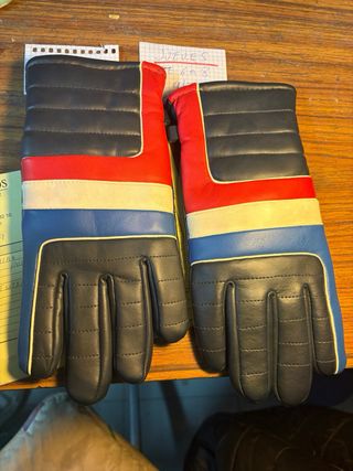 3 Pares Guantes Moto Piel