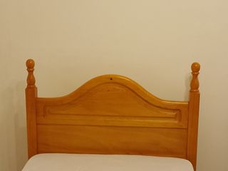 Cama de madera pino 90 cm