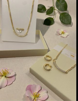 Conjunto Acero Inoxidable Dorado