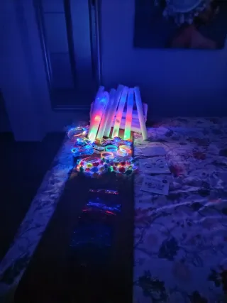 Lote Fiesta: Gafas, Lazos, Flores y Luces