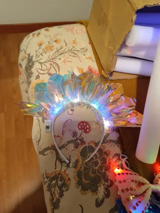 Lote Fiesta: Gafas, Lazos, Flores y Luces