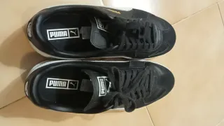 Zapatillas Puma Negras y Blancas