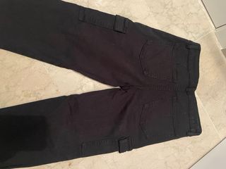 Pantalón cargo negro Mango